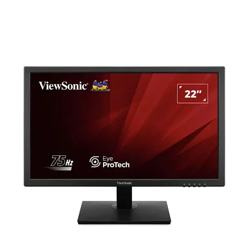 Màn hình ViewSonic VA22E1-H có thiết kế gọn gàng