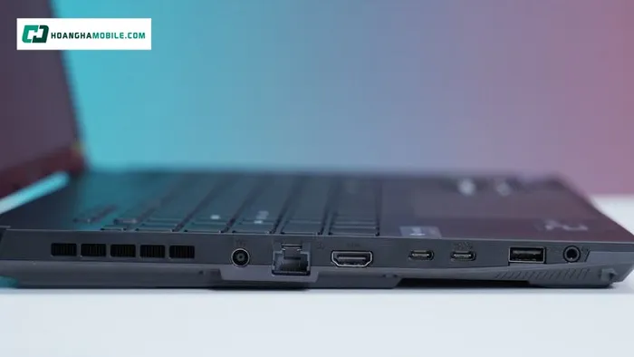 Laptop ASUS TUF FX607VJB-RL151W sở hữu hệ thống cổng kết nối đa dạng và hiện đại