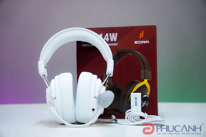 Tai Nghe Không Dây Gaming E-Dra EH414W White