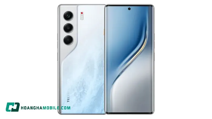 Mẫu điện thoại TECNO CAMON 40 Pro sở hữu thiết kế tinh tế với sự kết hợp giữa kính và nhựa cao cấp