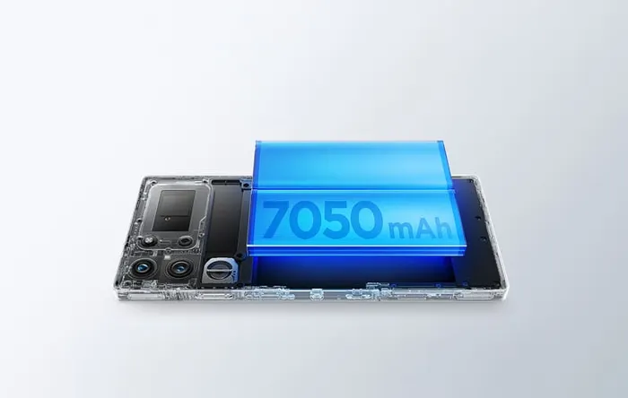 Pin 7050mAh và sạc nhanh 100W của điện thoại REDMAGIC 10S PRO