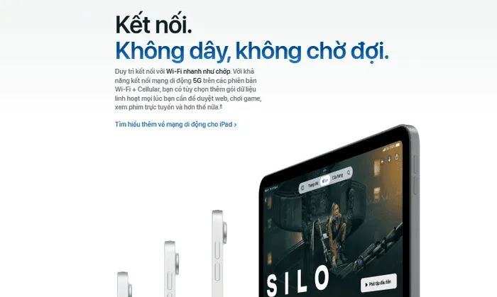 Apple iPad Air M3 11-inch 5G – Mạnh mẽ, Linh hoạt và Hiện đại