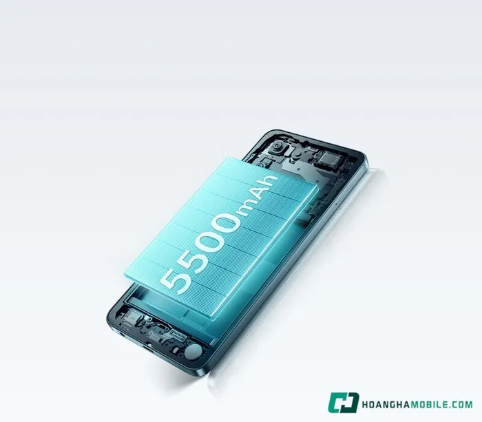 Viên pin 5500 mAh.