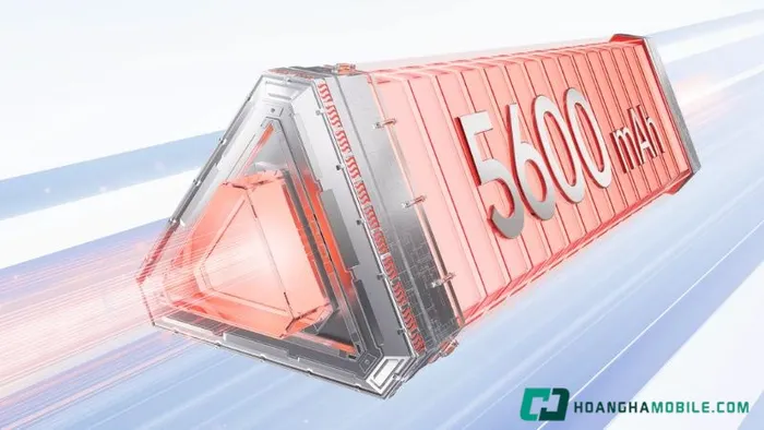 Viên pin 5600mAh.