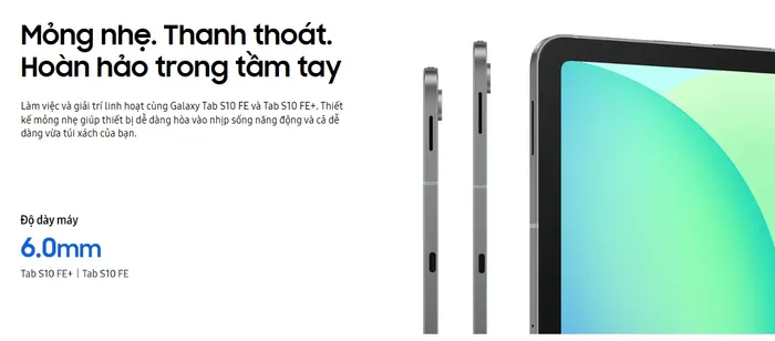 Máy tính bảng Samsung Galaxy Tab S10 FE 5G