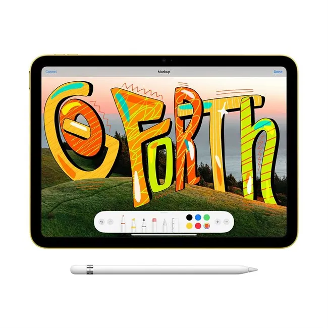 iPad Gen 10 10.9 inch (2022) Wi-Fi là chiếc iPad đầu tiên có camera đặt nằm ngang