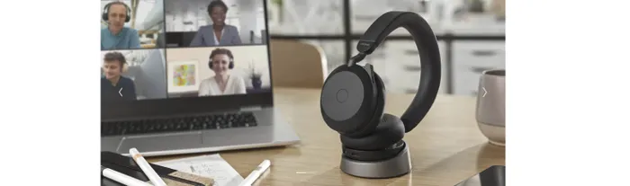 Tai nghe Jabra Evolve2 75 MS Stereo Stand (kèm đế sạc)