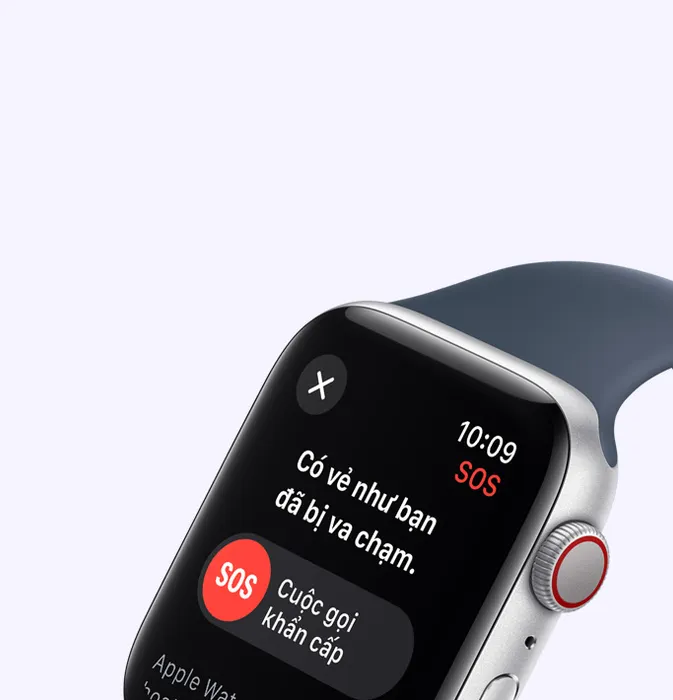 Apple Watch SE 2023, GPS Cellular, 44mm còn có tính năng Phát Hiện Va Chạm (Fall Detection)
