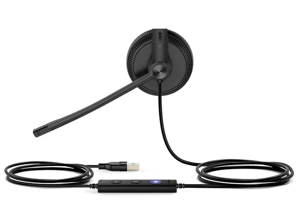 Tai nghe Yealink UH34 Mono (chuẩn USB, 1 tai) - đệm da