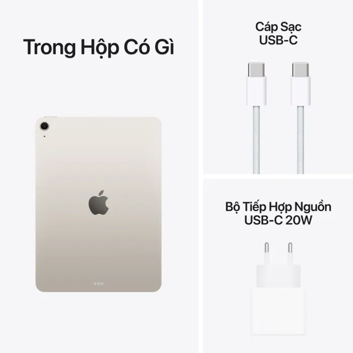 Máy tính bảng Apple IPad Air M3 13 inch Wifi (8GB/ 512GB/ Starlight)
