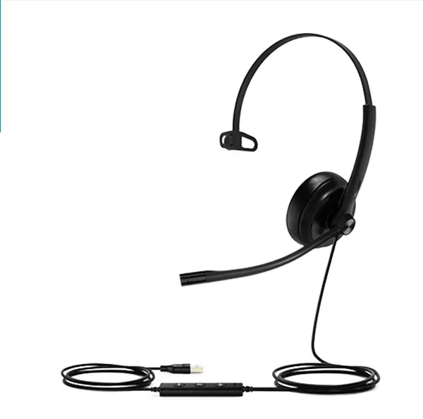 Tai nghe Yealink UH34 Mono (chuẩn USB, 1 tai) - đệm da