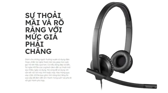 Tai nghe Logitech H570E 
