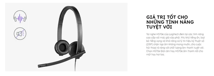 Tai nghe Logitech H570E