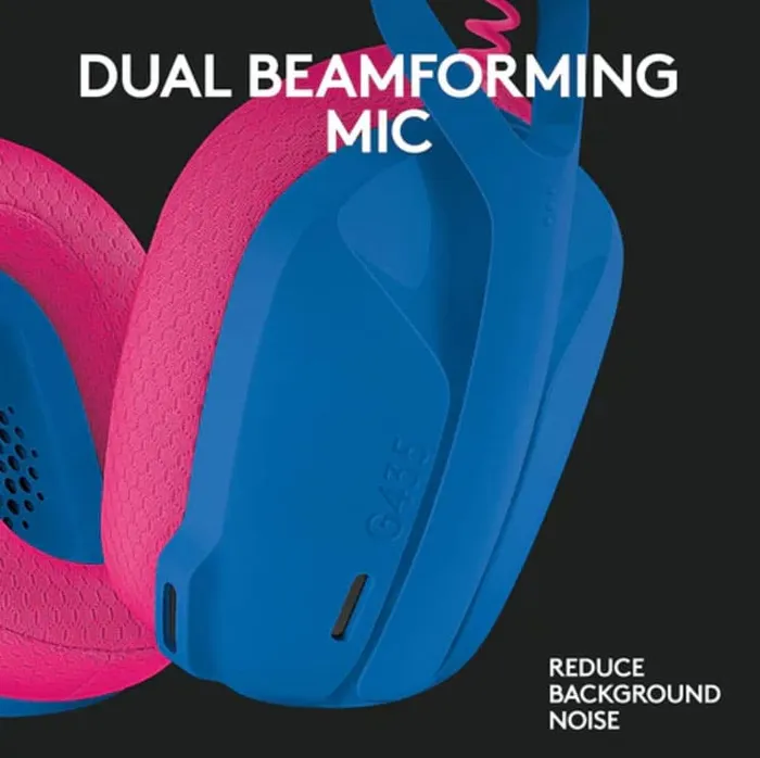 Tai nghe Logitech G435 LightSpeed Wireless Blue Raspberry