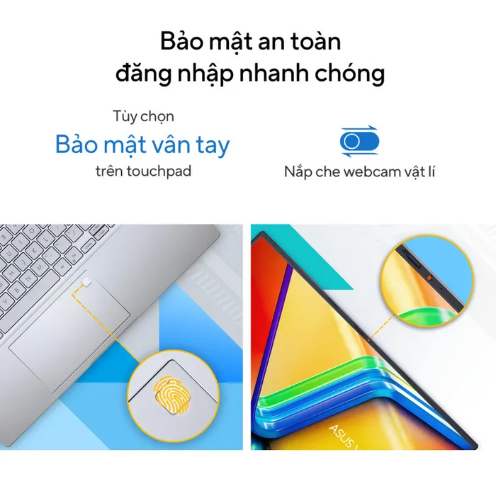 Bàn phím fullsize trên laptop ASUS VivoBook 15