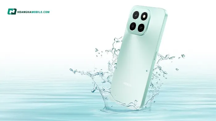 HONOR X6c được hoàn thiện với khung viền phẳng, mặt lưng nhám giúp chống bám vân tay và mang lại cảm giác cầm nắm chắc chắn