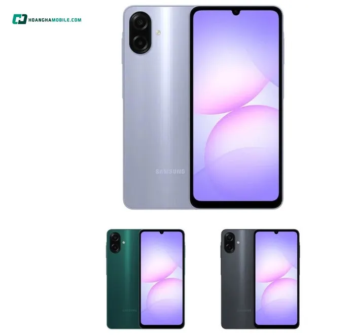 Giá bán của Samsung Galaxy A07 tại Hoàng Hà Mobile có thể thay đổi tùy theo từng thời điểm và chương trình khuyến mãi đang áp dụng