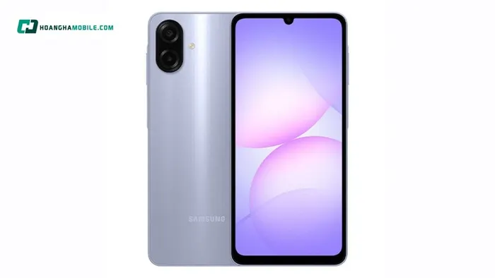 Hệ thống camera của Samsung Galaxy A07 đáp ứng tốt nhu cầu chụp ảnh cơ bản