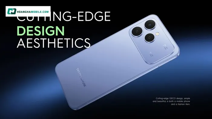 TECNO SPARK 40 có thiết kế bền bỉ với chuẩn chống nước IP64 và chịu va đập tốt