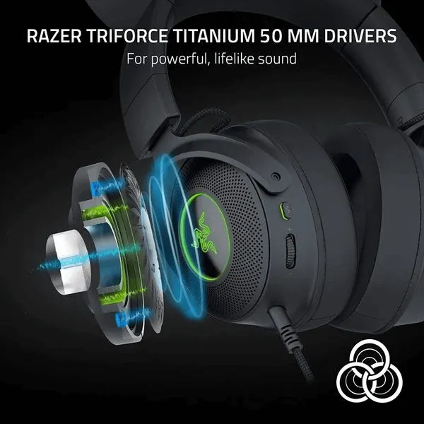 Tai nghe Gaming Razer Kraken Kitty V2 Pro Black