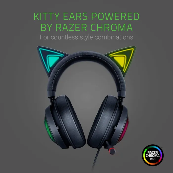 Tai nghe Gaming Razer Kraken Kitty V2 Pro Black