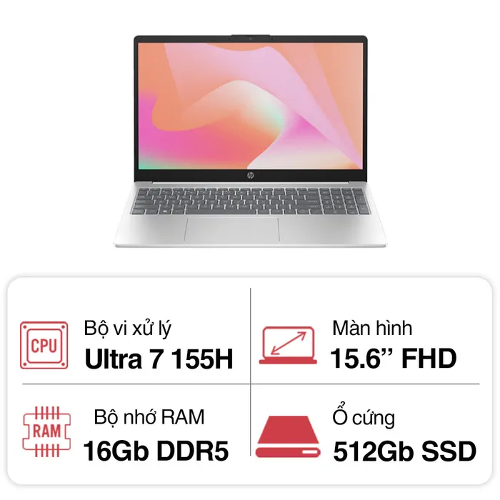 Laptop HP 15 fd1060TU 9Z2X8PA