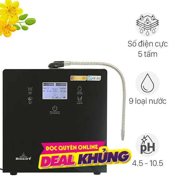 Máy lọc nước điện giải ion kiềm ROBOT IonPrince 59X