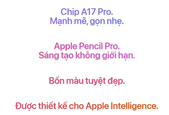 Máy tính bảng Apple iPad mini 7