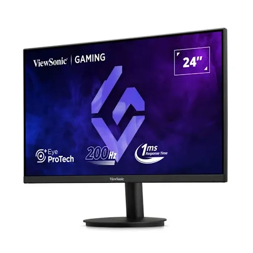 Kết nối đa dạng trên màn hình ViewSonic VX2425-HD-PRO với HDMI và DisplayPort