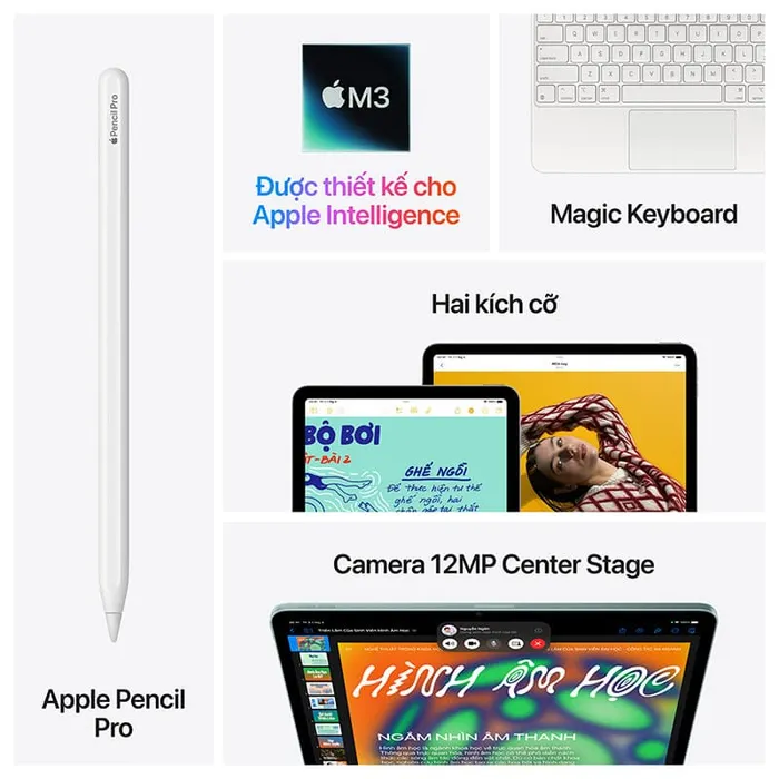 Camera chuyên nghiệp cho mọi nhu cầu trên iPad Air M3 13 inch 5G