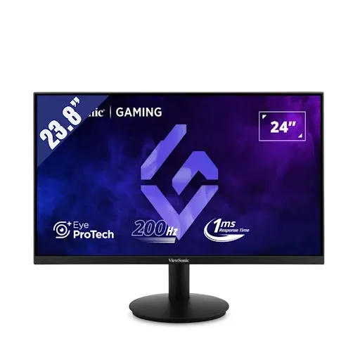 Màn hình ViewSonic VX2425-HD-PRO hiển thị Full HD sắc nét với tấm nền VA LED