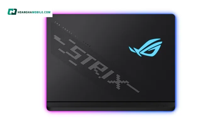 Laptop ASUS ROG Strix SCAR 16 G635LX-RW192W có thiết kế thể hiện sự mạnh mẽ đúng chất gaming