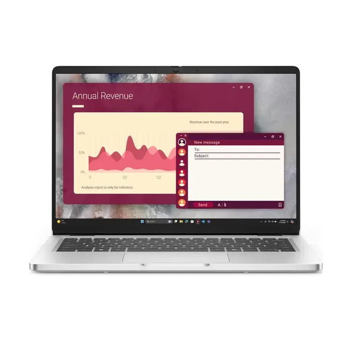 Laptop Dell Pro 14 PC14250 255U 32512W (Ultra 7 255U/ 32GB/ 512GB SSD/ 14 inch FHD+/ Win 11 Pro/ Silver/ 1Y) 