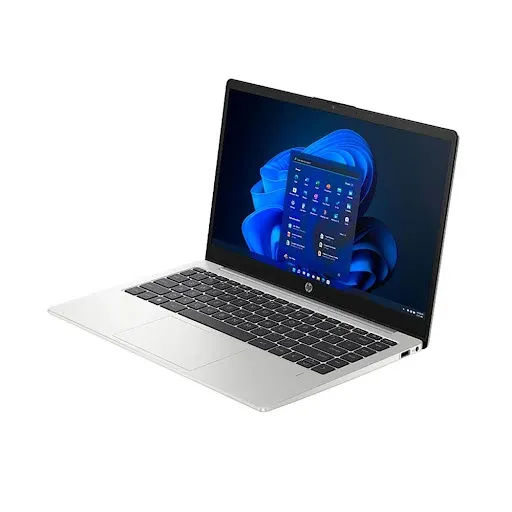 Thiết kế màu bạc sang trọng và di động của laptop HP