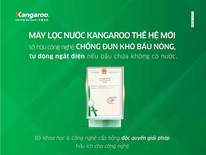 Máy lọc nước ion kiềm Kangaroo Hydrogen nóng lạnh KGHC13A2