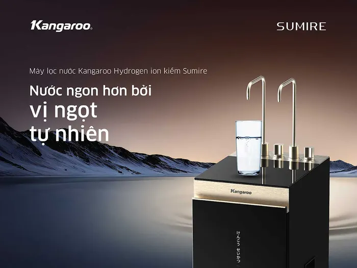 Máy lọc nước ion kiềm Kangaroo Hydrogen nóng lạnh KGHC13A3