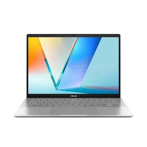 Thiết kế mỏng nhẹ màu bạc của laptop Asus Vivobook S14