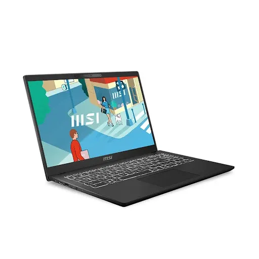 Màn hình 15.6 inch Full HD IPS của Laptop MSI Modern 15 H C13M-216VN.