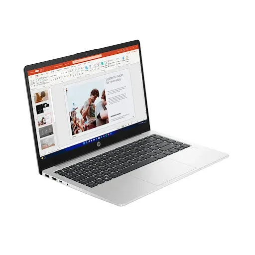 Thiết kế mỏng nhẹ màu bạc sang trọng của máy tính xách tay HP