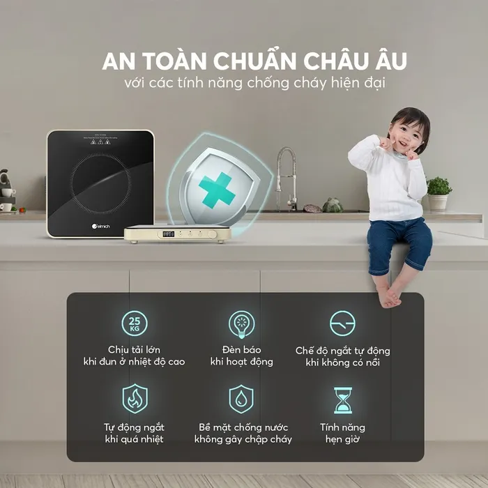 bếp từ đơn elmich
