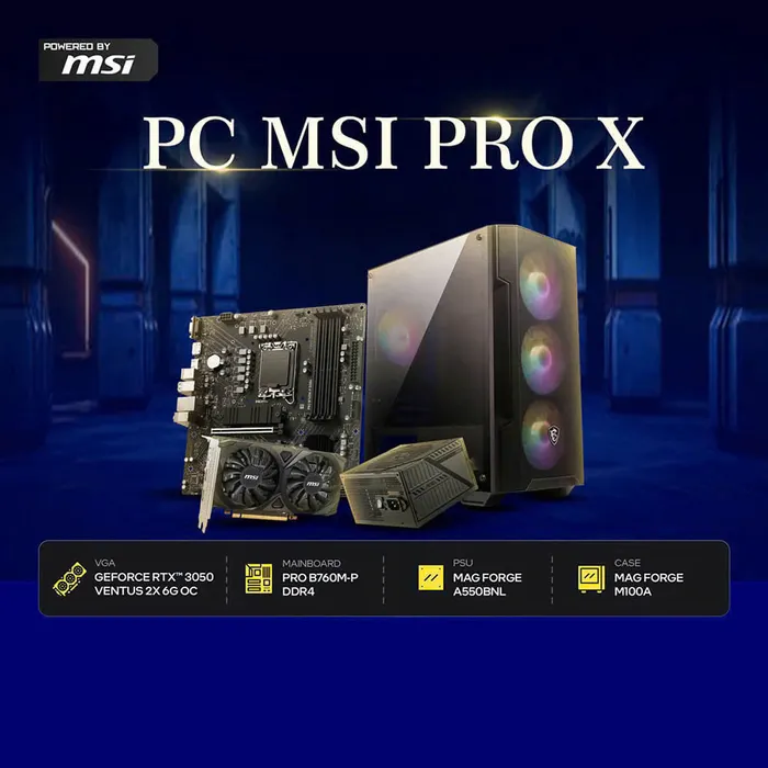 Máy tính PCPA x MSI Pro X