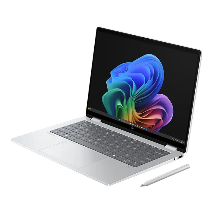 Laptop HP OmniBook X Flip 14-fk0092TU BZ7P5PA (AI 5 340/ 16GB/ 512GB SSD/ 14 inch 2K Touch/ Win 11/ Office/ Bạc/ Pen)
